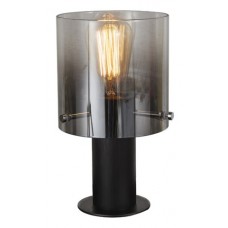 TABLE LAMP VINTAGE STYLE FADING SMOKE GLASS